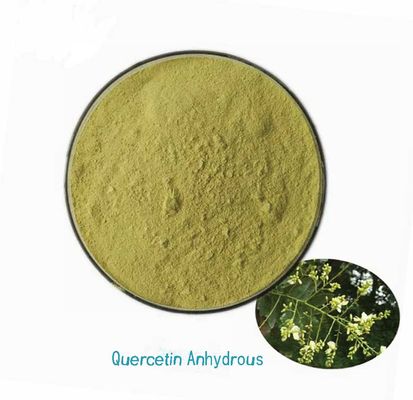 Estratto vegetale di quercetina anidra di grado farmaceutico CAS NO 117-39-5 Polvere gialla